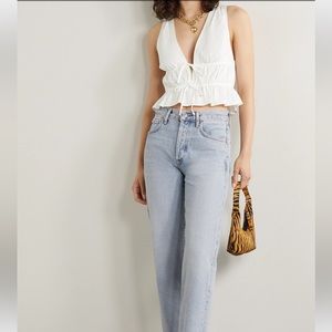 Reformation tie front top